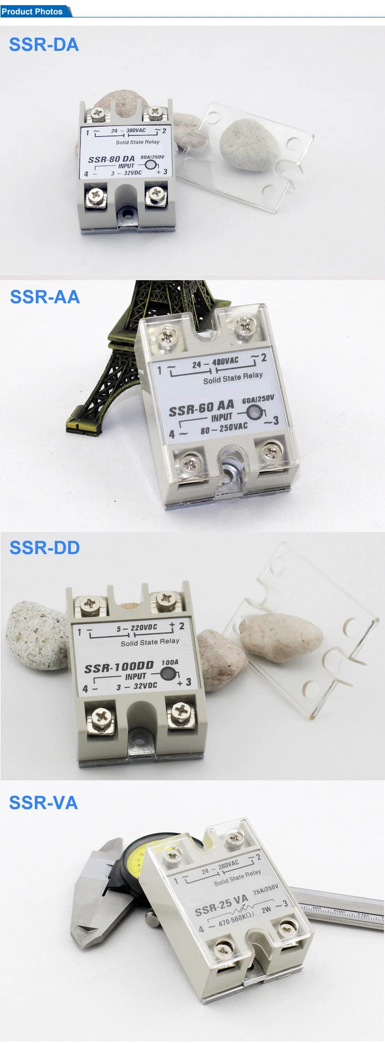 China Wholesale Market High Current Fotek Solid State Relay SSR-20AA