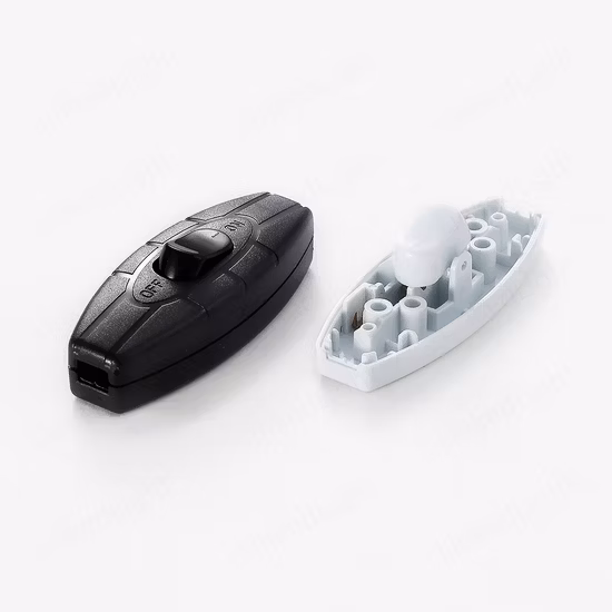 Chinese Supplier Push Button DC Power Wire in Line Light Cord Switch