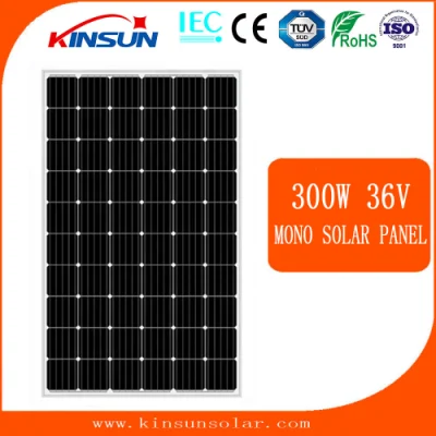 Factory Cutomized 300W High Quality Mono Solar Cell Panel for Solar System