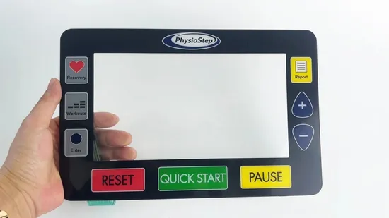 Membrane Switch Control Panel Capacitive Touch Panel Screen Printing Graphic Overlay 