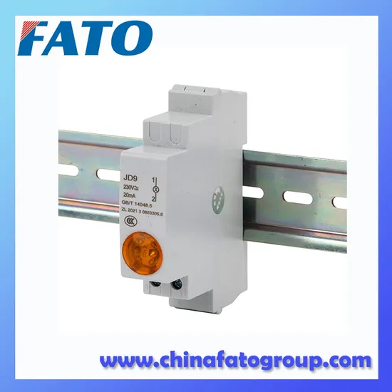 New Yellow DIN Rail Signal Lamp 