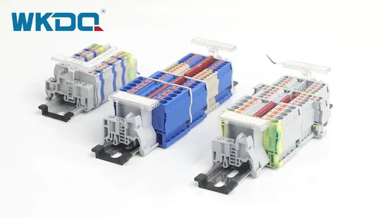 PT 2.5 DIN Rail Mounted Push in Terminal Block 