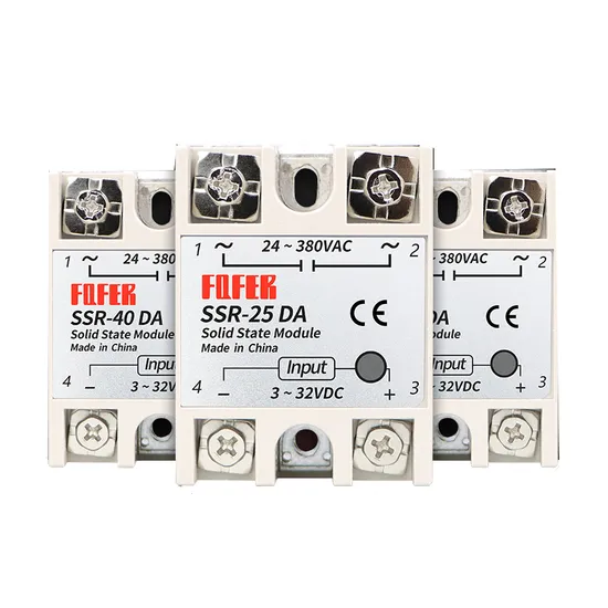 125A 100A 60A 40A 25da 3 Phase DC to AC DC to DC SSR Solid State Relay 